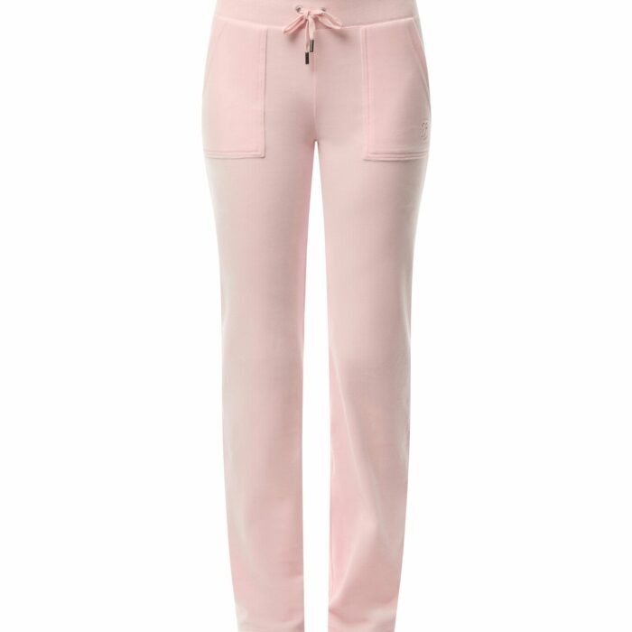 Classic Velour Mid Rise Pocketed Trackpant