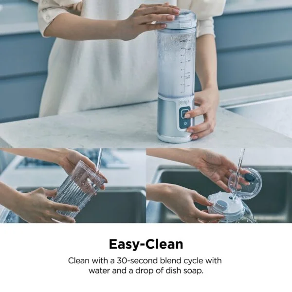 Blast Portable Blender. 530ml. Rechargeable with USB-C Cord. Lightweight. BPA-Free. Ninja BC151 - Image 6
