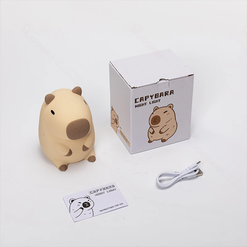 💤Adorable Capybara Night Light – Warm, Soft & Delightfully Unique!
