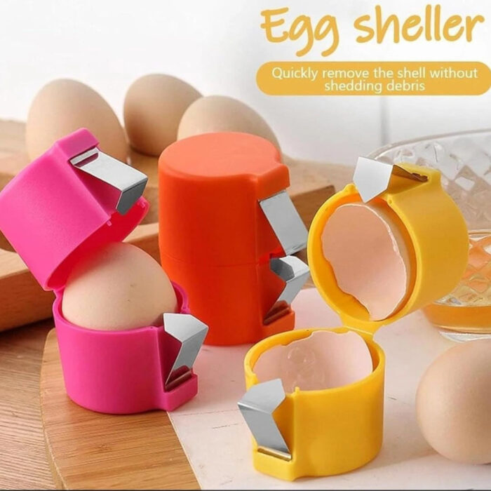 ⭐ Egg Shell Opener – Crack Eggs Perfectly in 1 Second (Buy 1 Get 1 FREE)