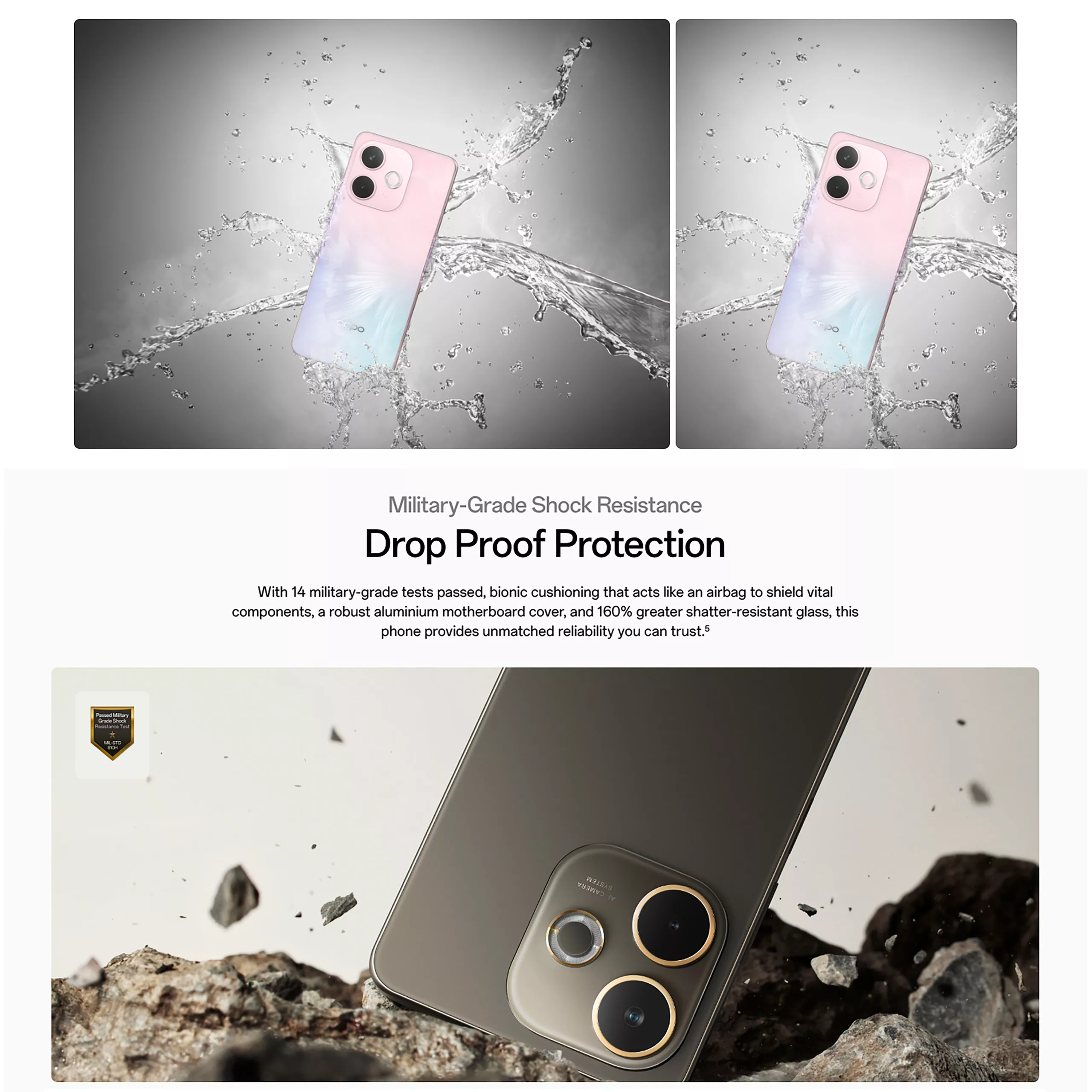 (Exclusive for new users)OPPO A5 Pro 5G 12(6+6GB) + 128GB / 2 Year Local Warranty / IP69 Water&Dust Resistance / 5800mAh Battery AI LinkBoost 2.0