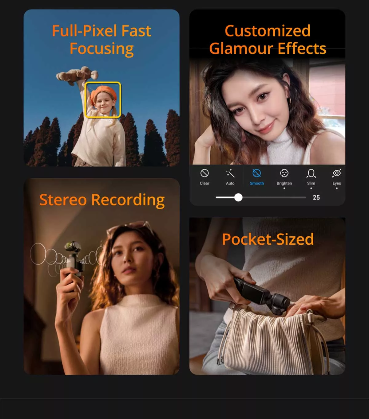 (Exclusive for new users)DJI Osmo Pocket 3 - Handheld | Pocket-Sized, Quick, Stable, Accurate Shooting | Horizontal-Vertical Switching|Mic Mini (2TX +1RX) | Creator Combo-Citibank Credit Card Points Bonus Program | Each person can only purchase one