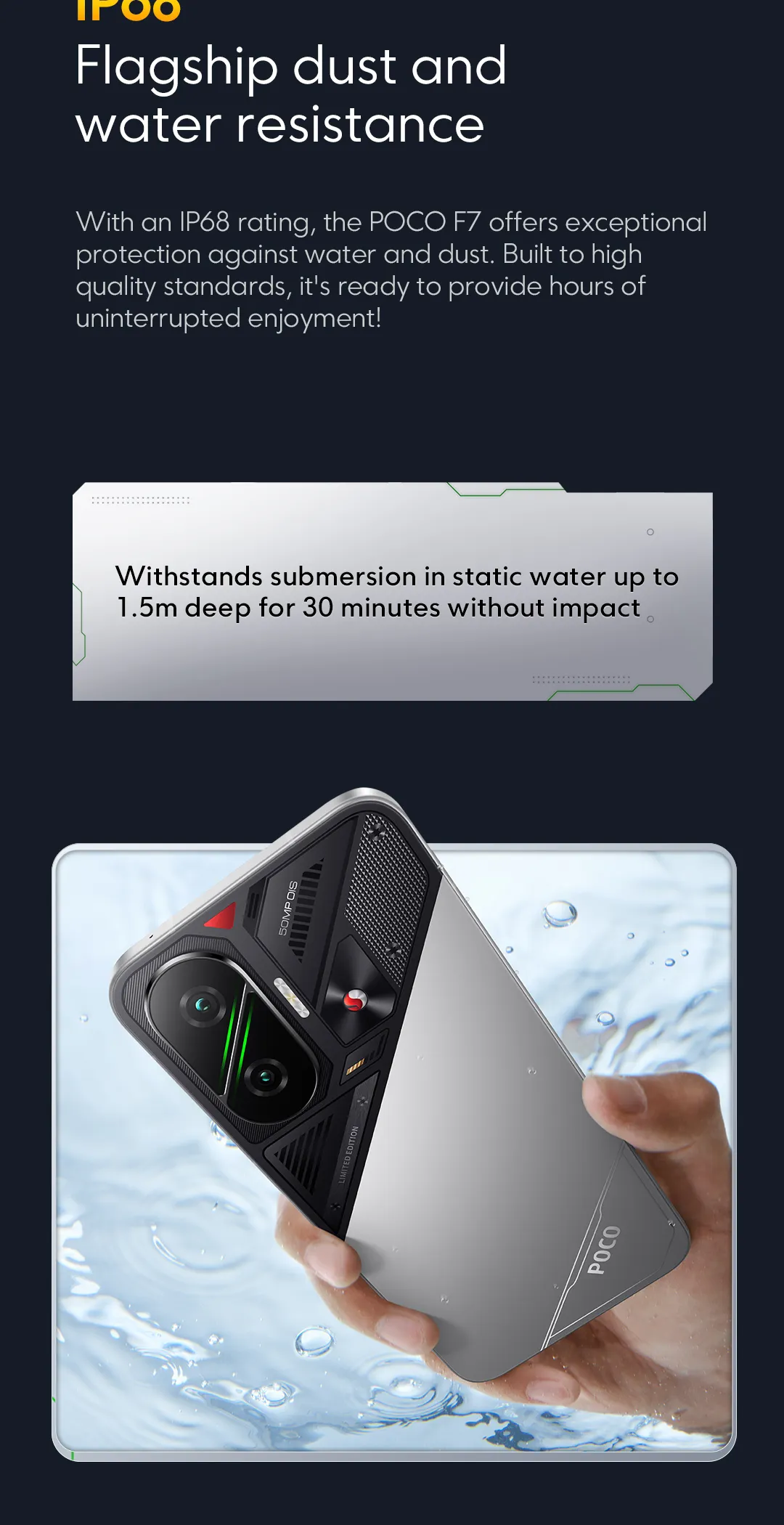 POCO F7 （Promotional product limited to 100 units）