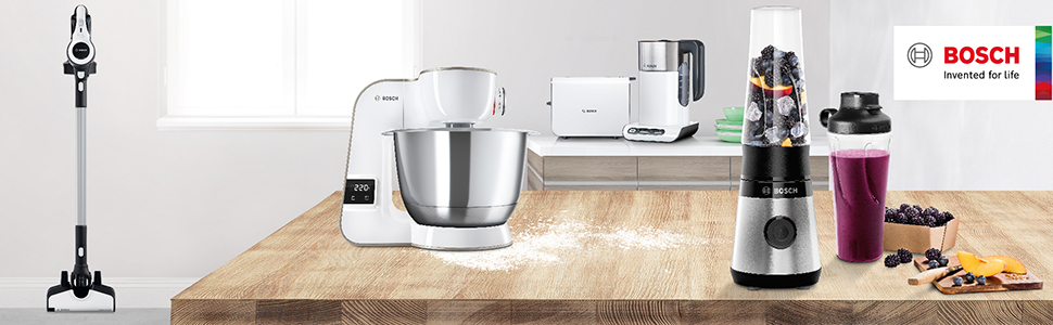 Bosch MSM6B150GB Hand Blender with Beaker, 300W - White