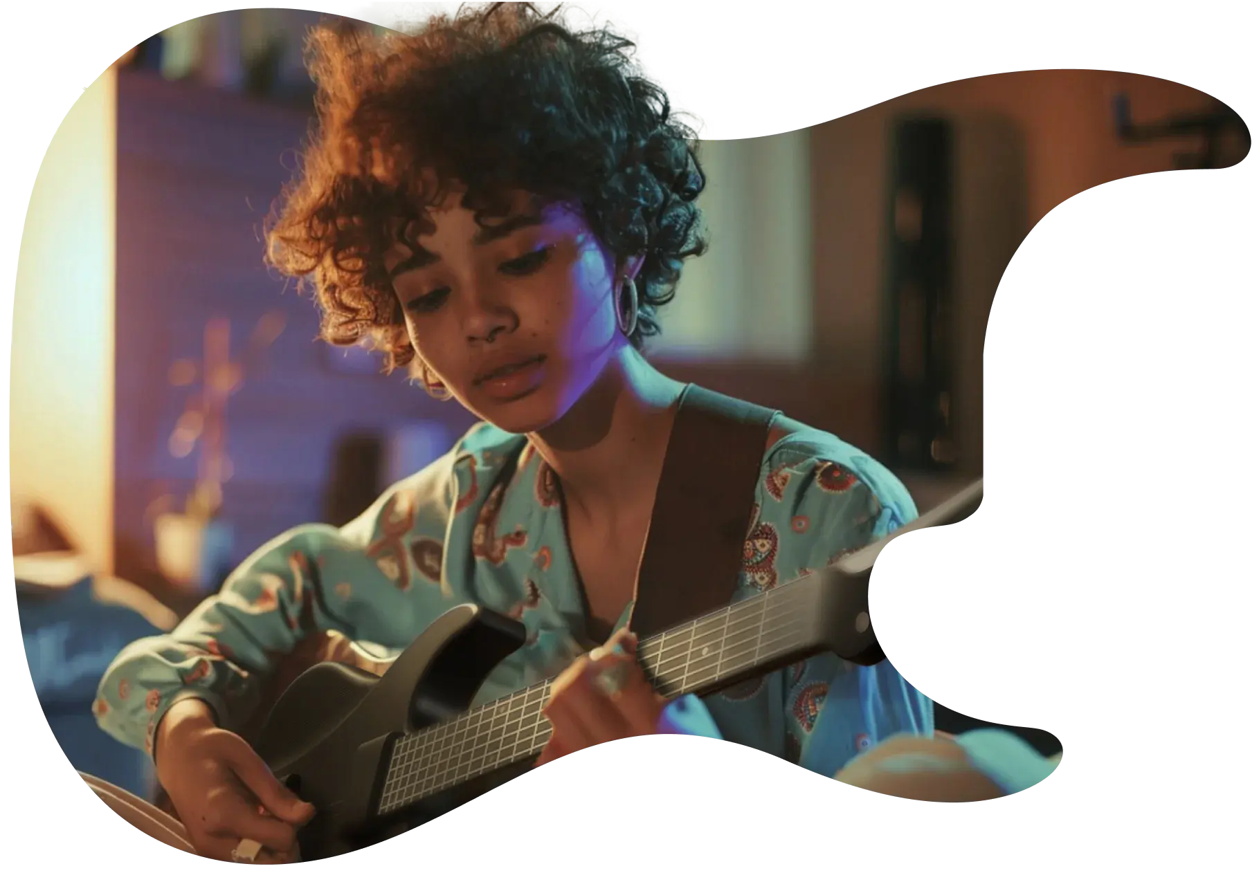 Smart Guitar With Silicone Strings - Halloween Limited time 10% discount Limited Time Offer: Smart Guitar Bag Giveaway!